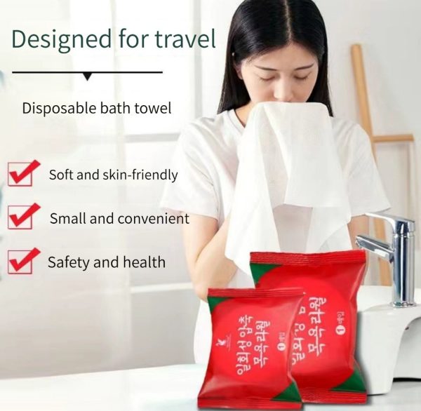 Compressed Bath and Face Spa Towels for Home and Outdoor Use