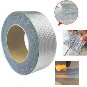 Waterproof Aluminum Foil  Rubber Tape  2 Inch X 1.5 Mtr for home & outdoor use