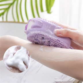 Silicone Soap Silicon Bath Brush for home use- provides gentle skin