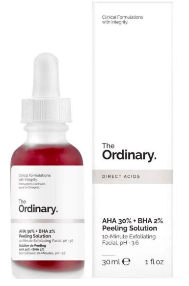 Ordinary AHA 30% + BHA 2% Peeling Solution- suitable for all skin types