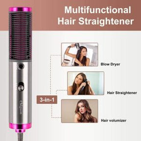 Hot Air Hair Dryer Brush 3 In 1