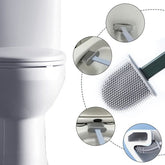 Deep-cleaning Toilet Brush And Holder Set For Bathroom and Home use