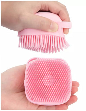 Soft Silicone Bath Brush With Hooks for home & bathroom use