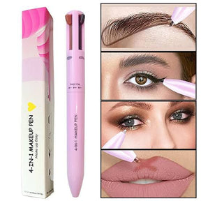 Waterproof 4-in-1 Makeup Pen with Skin-Friendly Formula