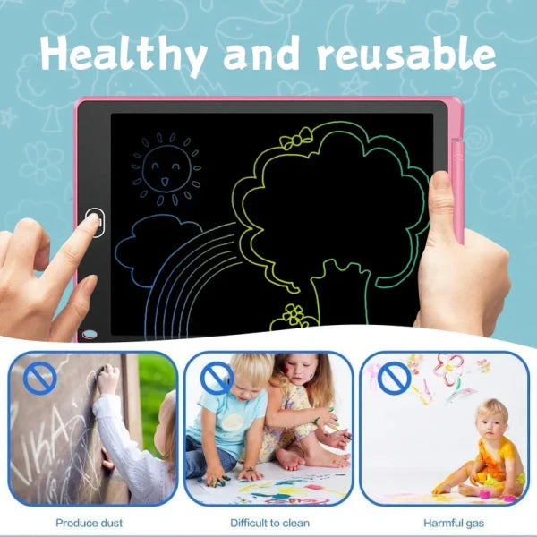 Multicolor 8.5 Inch Lcd Writing Tablet For Kids Play, Education And Learning