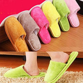 Multi Color Soft Cotton Slippers For Men And Women Free Size