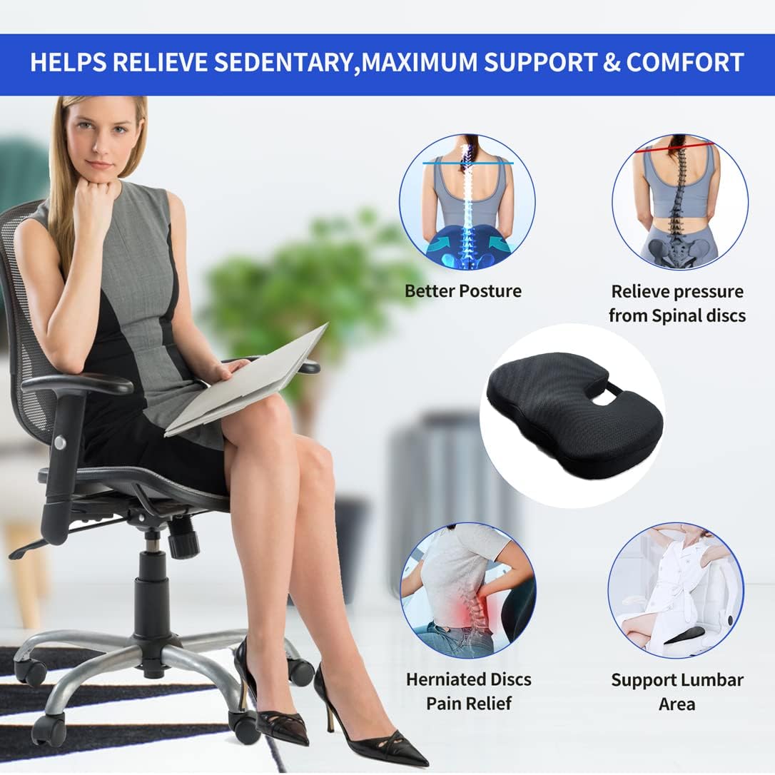 Seat Cushion Seat Hip Support | Memory Foam Seat Cushion