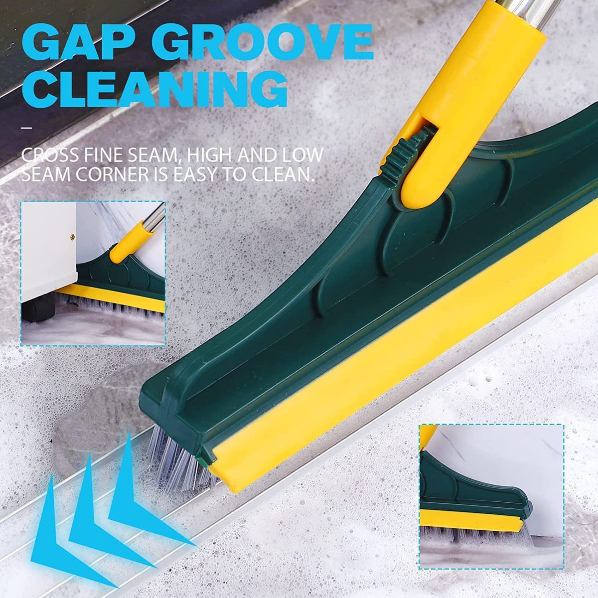 Multipurpose Bathroom Floor Cleaning Brush – Floor Brush Scrubber for home use