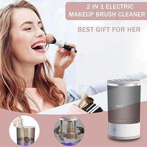 3 In 1 Electric Makeup Brush Cleaner- Skin care & fashion accessory