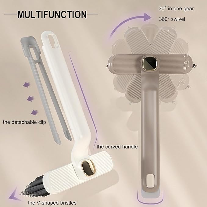 Multi-function 360 Degree Rotating Crevice Cleaning Brush