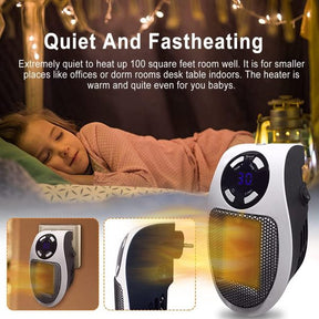 Portable Electric Energy-saving Heater Fan for home & outdoor