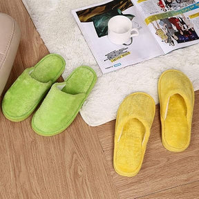 Multi Color Soft Cotton Slippers For Men And Women Free Size