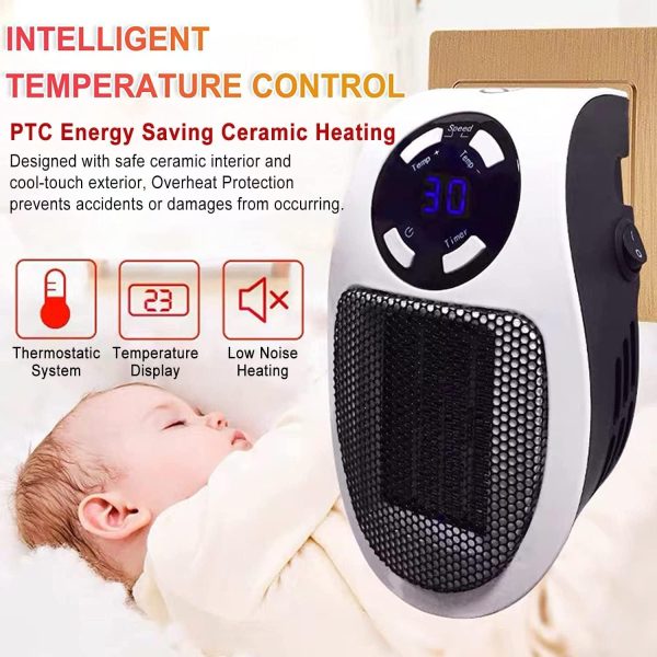 Portable Electric Energy-saving Heater Fan for home & outdoor