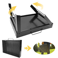 Portable Charcoal Stainless Steel Foldable Barbecue Grill for home & outdoors