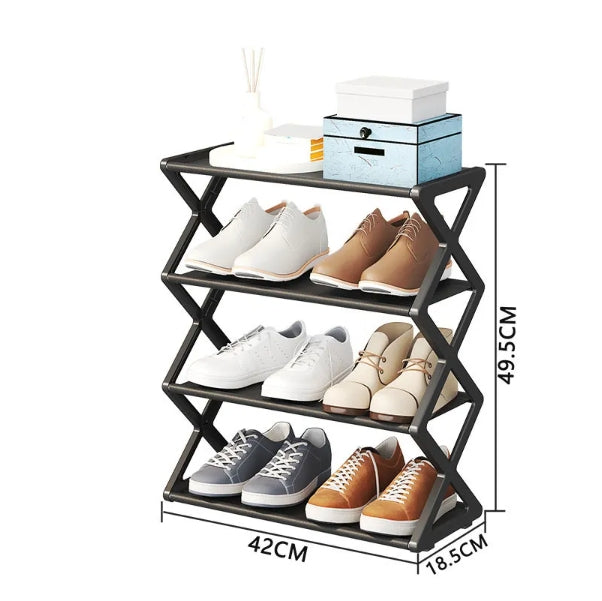 Multi Functional Assembly Shoe Cabinet Dust Proof Storage Rack for home