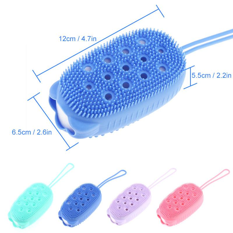 Silicone Soap Silicon Bath Brush for home use- provides gentle skin