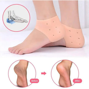 Half Heel Pain Anti Crack Silicone Set – Anti Crack For Pain Relief Unisex