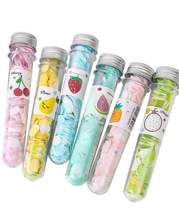 100 Pc’s Disposable Paper Soap Bottle Multi-color