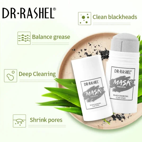 Dr.rashel Pore Detox Black Charcoal Clay Mask Stick – 42g