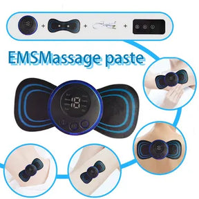 Mini EMS Electric Neck Massager For Cervical Back Vertebra Massage