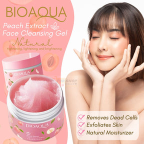 Bioaqua Peach Extract Fruit Acid Exfoliating Skin Gel Cream 140g