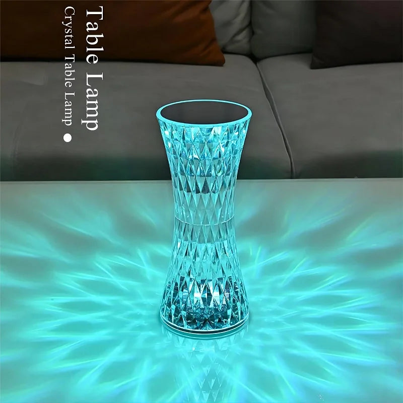 Led Touch Sensor Diamond Table Lamp For Home Decor