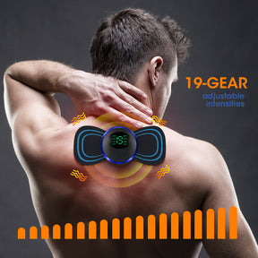 Mini EMS Electric Neck Massager For Cervical Back Vertebra Massage