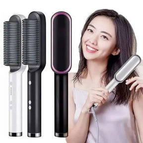 Straightener Brush Comb