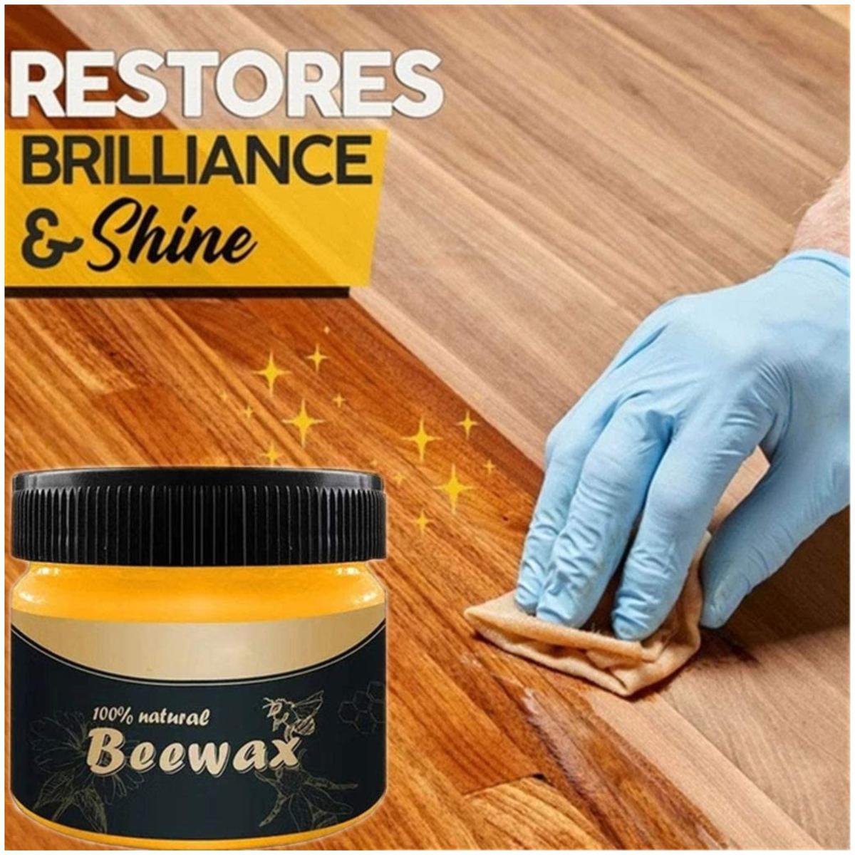 Beewax Furniture Polish – Wood Polish & Shiner (Pack of 2) for home & commercial use