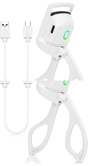 Smart Rechargeable Eyelash Curler with Skin-Safe Design