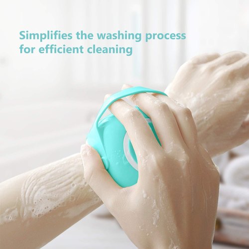 Soft Silicone Bath Brush With Hooks for home & bathroom use