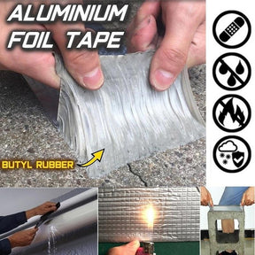 Waterproof Aluminum Foil  Rubber Tape  2 Inch X 1.5 Mtr for home & outdoor use