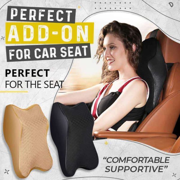 Car Seat Headrest Memory Foam Pillow | Neck Support Pad