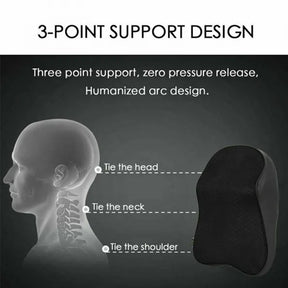 Car Seat Headrest Memory Foam Pillow | Neck Support Pad