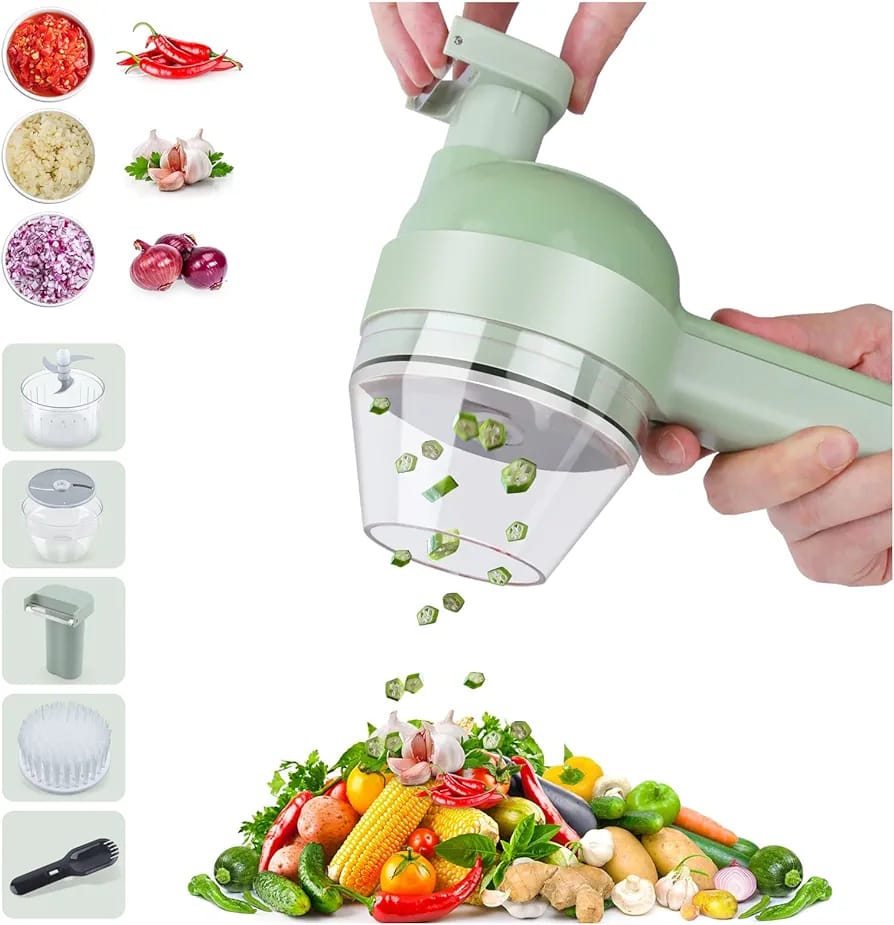 Portable Electric Vegetable Cutter Set-for home & kitchen