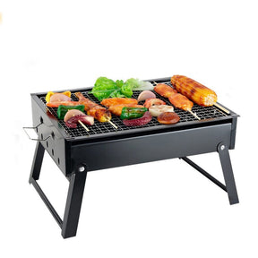 Portable Charcoal Stainless Steel Foldable Barbecue Grill for home & outdoors