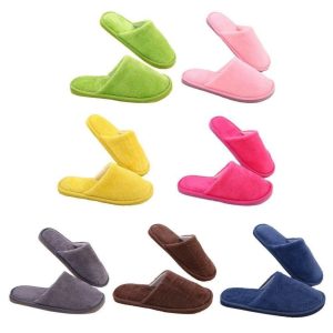 Multi Color Soft Cotton Slippers For Men And Women Free Size