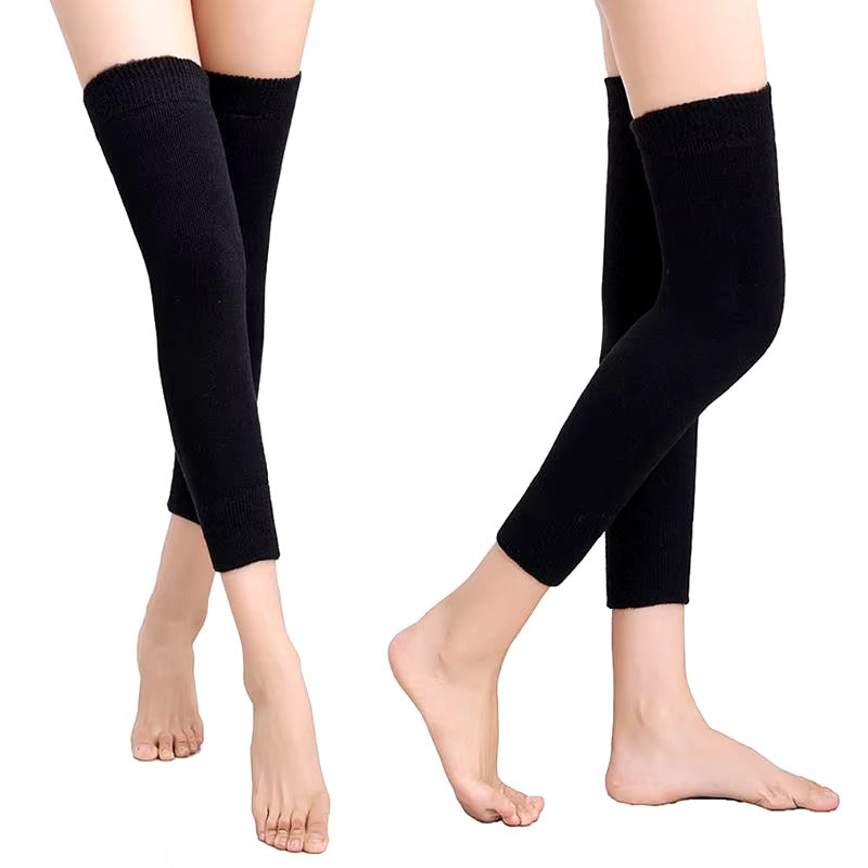 Warm Cashmere Wool Knee Warmers for Men and Women