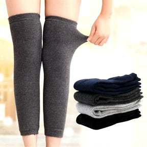 Warm Cashmere Wool Knee Warmers for Men and Women