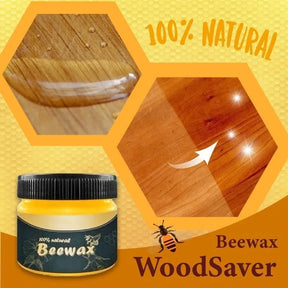 Beewax Furniture Polish – Wood Polish & Shiner (Pack of 2) for home & commercial use