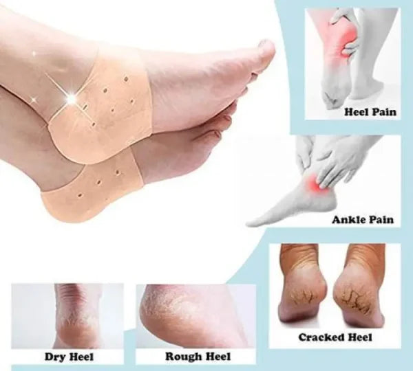 Half Heel Pain Anti Crack Silicone Set – Anti Crack For Pain Relief Unisex