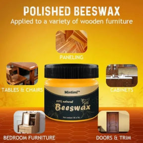 Beewax Furniture Polish – Wood Polish & Shiner (Pack of 2) for home & commercial use