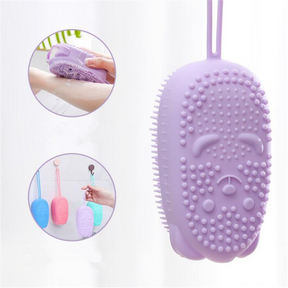 Silicone Soap Silicon Bath Brush for home use- provides gentle skin