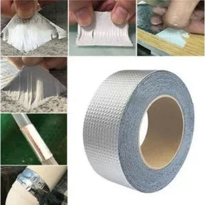 Waterproof Aluminum Foil  Rubber Tape  2 Inch X 1.5 Mtr for home & outdoor use