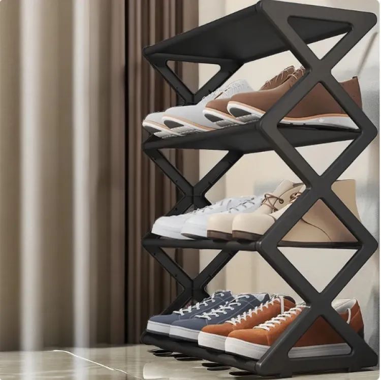 Multi Functional Assembly Shoe Cabinet Dust Proof Storage Rack for home