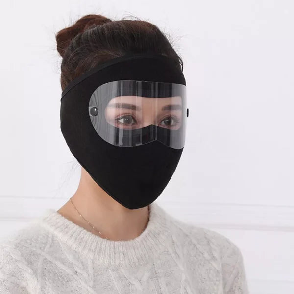 Windproof Anti Dust Full Face Masks Breathable | HD Anti Fog Goggles|Winter Warm Hat Caps