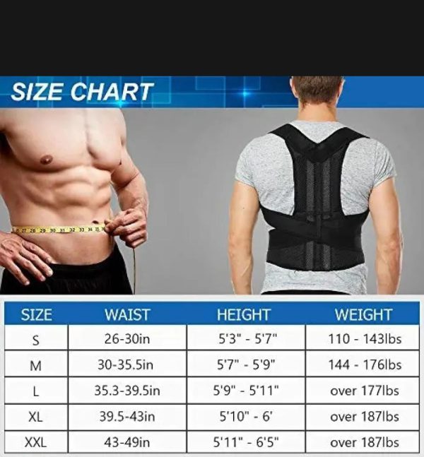 Back Pain Relief Posture Corrector Belt