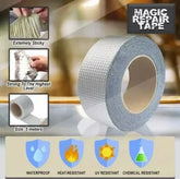 Waterproof Aluminum Foil  Rubber Tape  2 Inch X 1.5 Mtr for home & outdoor use